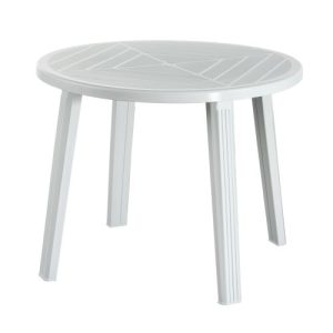 MESA REDONDA GIOVE BLANCO 90CM