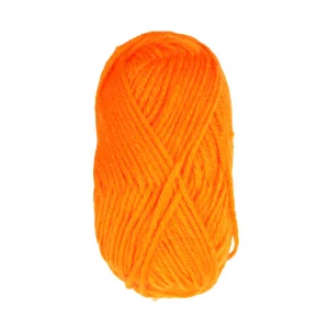 Lana en rollo naranja 30 gramos