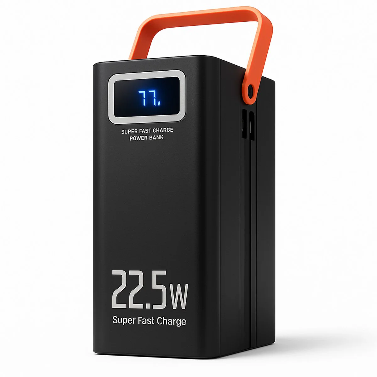 PowerBank Almalux® de 100.000 mAh – Carga Rápida 22.5W, 4 USB-A, 2 Cables Integrados (USB-C y Lightning), 3 Puertos Adicionales, Pantalla LED y Linterna - Imagen 2